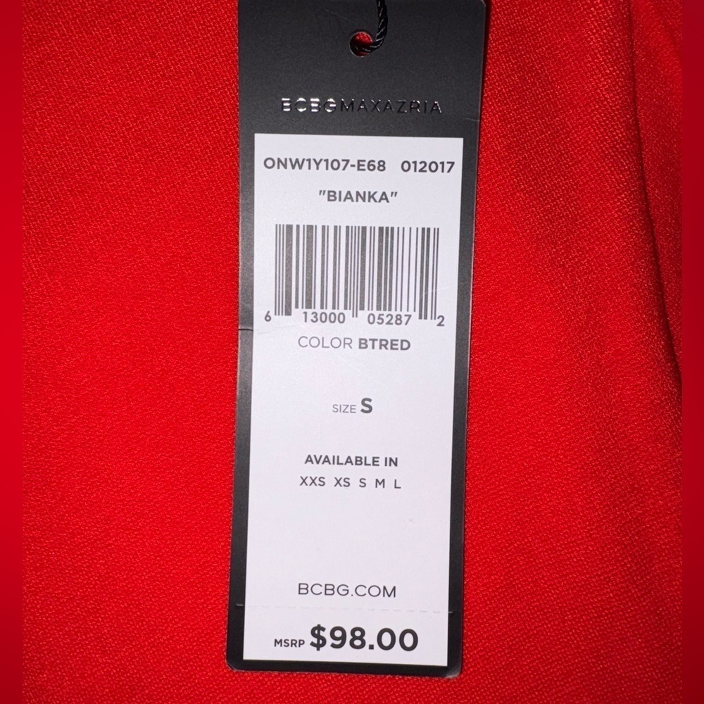 BCBGMaxAzria Bianka Cutout Peplum Top Black - Picture 9 of 9